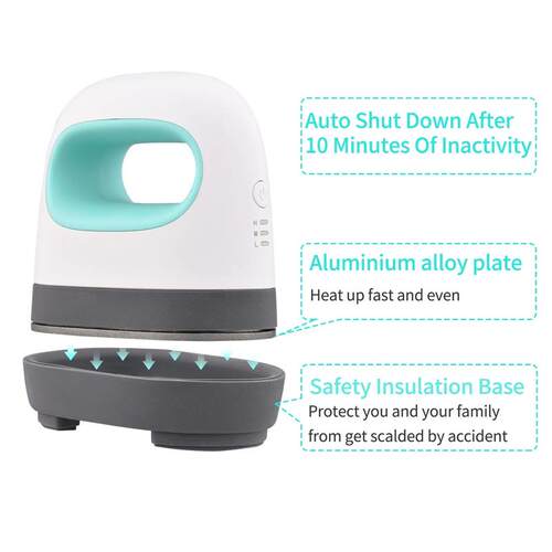 New Portable Mini Iron Heat Press Machine Short Sleeve DIY L
