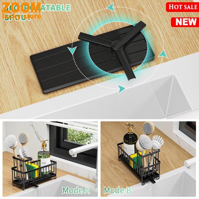 Sponge Holder for Kitchen Sink Organizer sink caddy Storage
