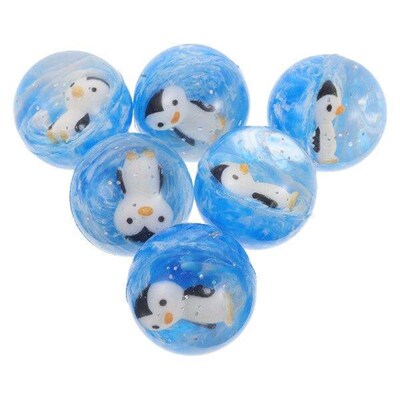 12 Pcs Bouncy Ball Penguin Birthday Party Favors Ocean