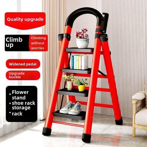 Ladder step stool aluminum alloy step stool home 折叠梯子