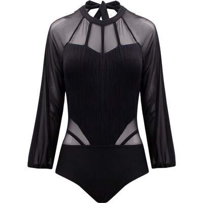 Sanqi Sexy Swiuit Womens Summer Black Slim Belly Covering B