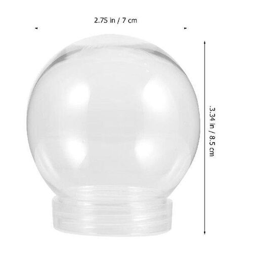10 Pcs DIY Transparent Plastic Water Ball Snowball with