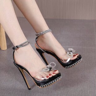 model catwalk 13CM Womens high shoes super hee runway
