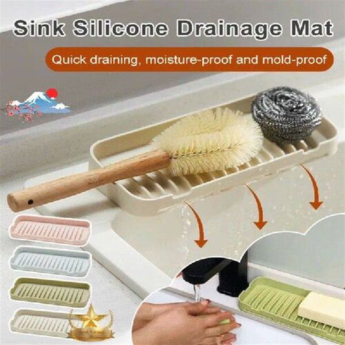 Suction Cup Silicone Mat Drainage Splashproof Drainage Mat