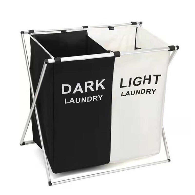 Extra large washable laundry basket, clothes storage bucket图片