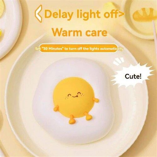 Egg Chicken Silicone Pat Lamp USB Night Light Nursing Light