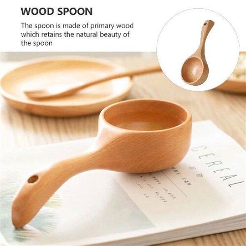 Ramen Noodles Wooden Water Spoon Coffee Spoons Tablespoon