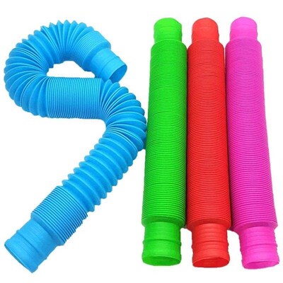 Colorful Fidget Pop Tubes Fidget Toys Folding Pops It