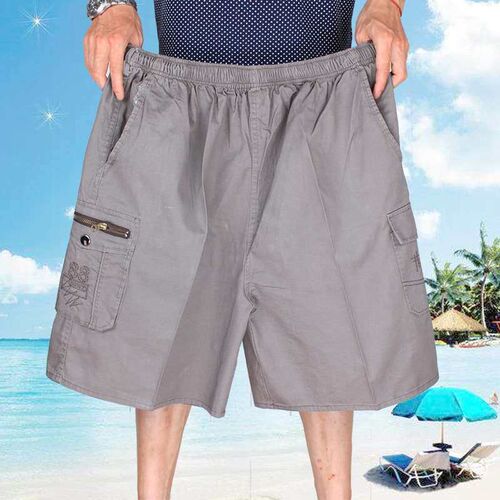 Middle-aged and elderly shorts mens summer extra-large size