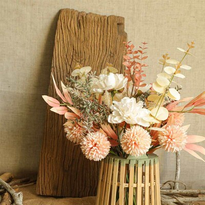 Fake flower simulation flower dandelion bouquet wedding INS