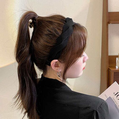 Headband Womens Retro High-end Hair Bundle Adult Wide-brimm