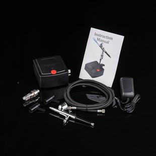 T00A100A黑色喷上笔气泵模彩型车绘绘喷绘色1气泵喷抢气泵迷你喷