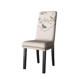 垫新中式餐酒店套加厚椅子套罩椅椅套椅罩座椅rtfl6464套子靠背一