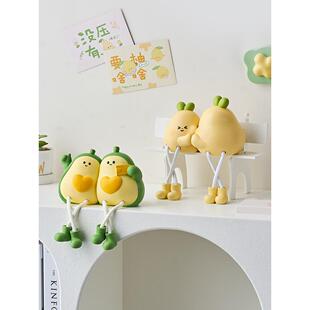可创意爱吊脚娃娃桌TT100518面摆件洞洞置板儿物架装饰品童女孩改