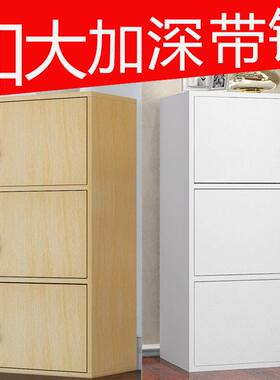 简易置储约物柜带锁书柜带门44960落地简客厅小收纳物多子层阳台