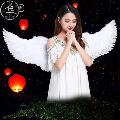 angel wings white feathers winged wings adult children