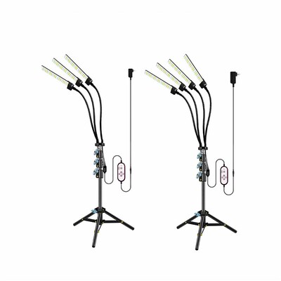 Plant Growth Four Head LED Plant Grow Lamp With Clip 360-deg