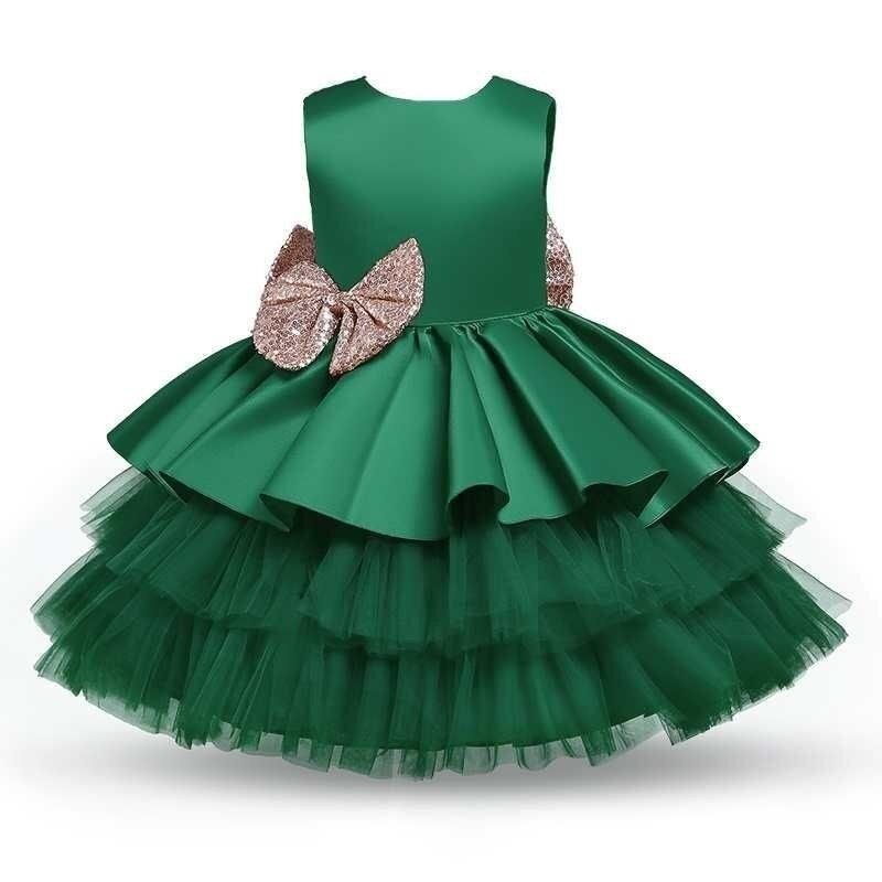 Girls Dresses Kids Summer Sleeveless Wedding and Birthday Pa图片