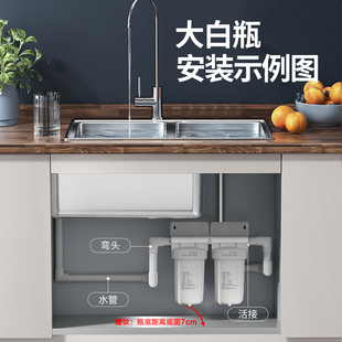 科罗菲大白瓶前置家用自来水全屋净水大通量过滤前置净水器