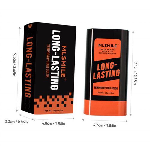 Temporary one-time Moustache Beard Dye Black Hair Color Wax