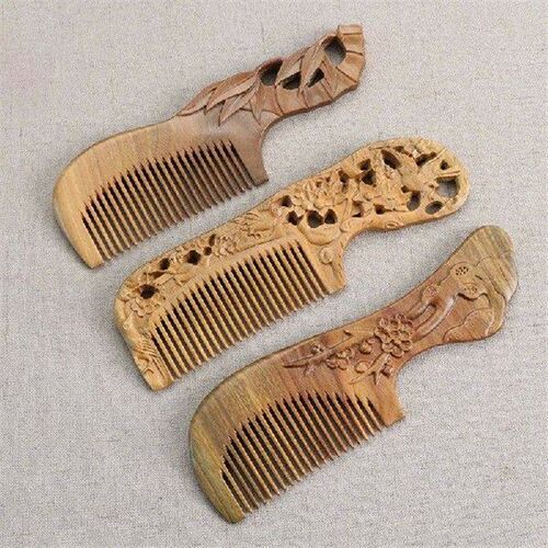 Massage Hair Combs Natural Sandalwood Comb Handmade
