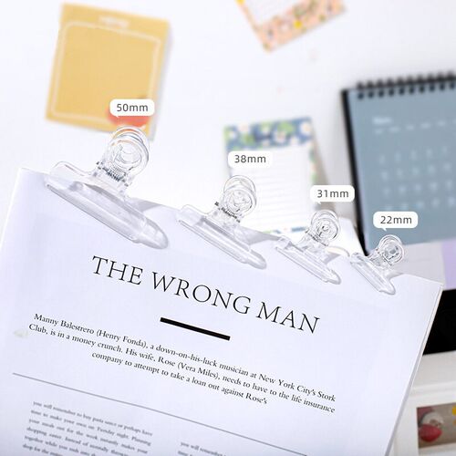 Mohamm 1PC Student Test Paper Sorting Small Clip Office File