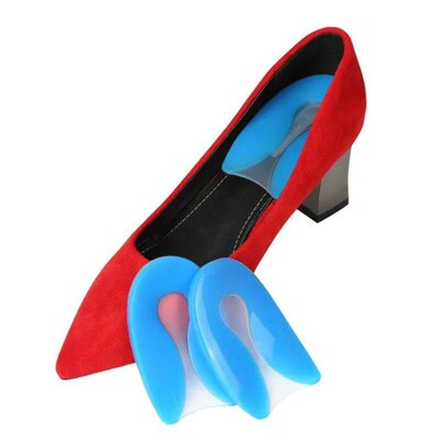 Silicone Gel Insoles Heel Cushion Soles Relieve Foot Pain Pl