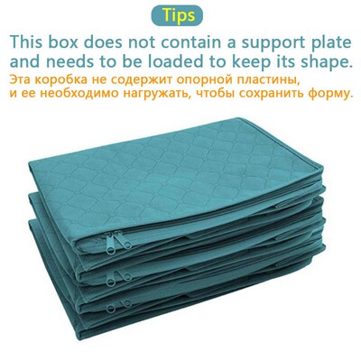 1Piece Large Storage Box Zipper ver Window Folding Organizer