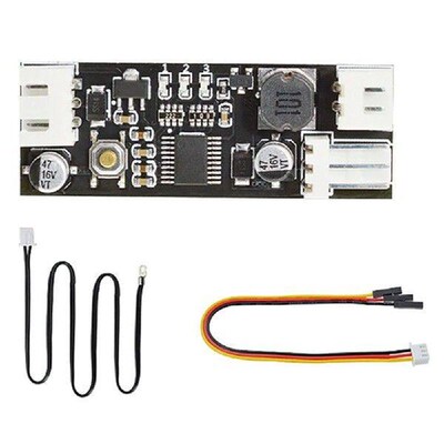 Single 12V 0.8A DC PWM 2-3 Wire Fan Temperature Control