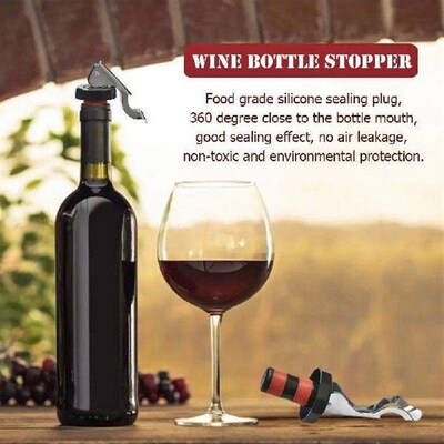 Champagne Stopper Silicone Red Wine Stopper Convenient