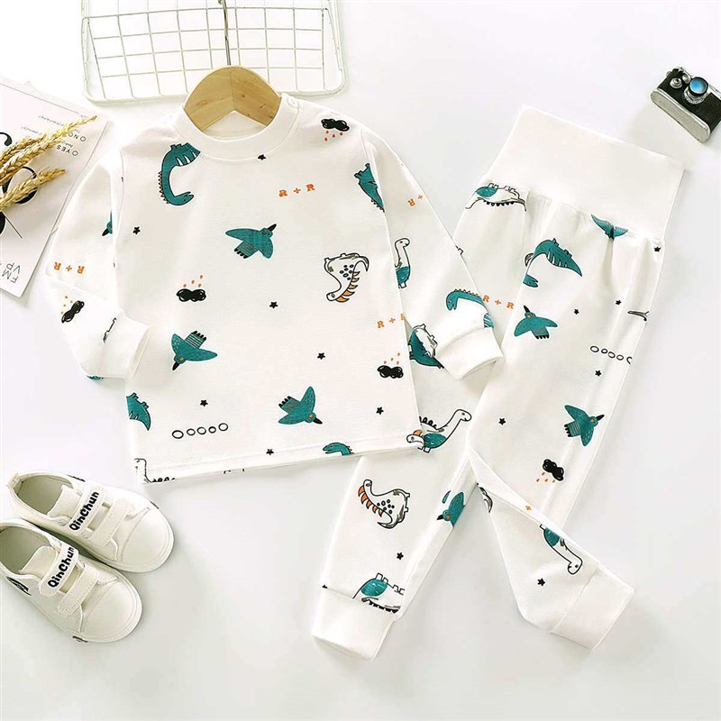Childrens High Waist Set Cotton New Spring Baby Underwear S图片