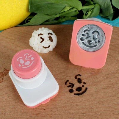 DIY Sushi Tool Seaweed Nori Punch Cutter Smile Face Cartoon
