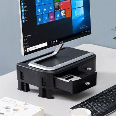 Height Adjustable Monitor Holder Bracket Plasctic Home