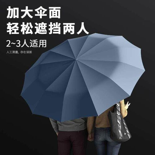 Foldingh umbrella reinforced ti-wind d rainstorm specia