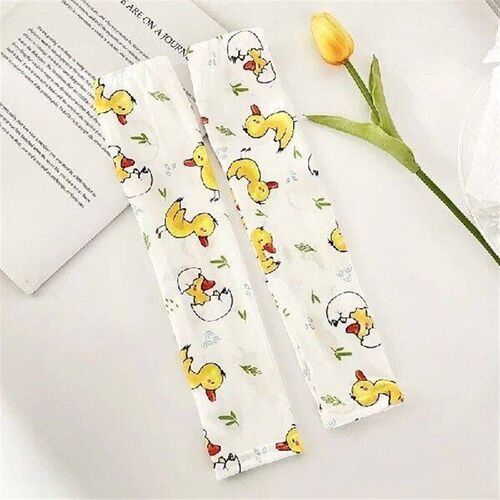 Children Arm Sleeves Summer Ice Silk Gloves For Baby Kids