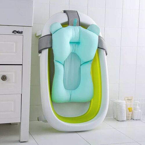 Soft baby shower  newborn anti-skid bracket  bath bed  batht