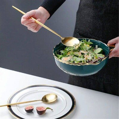 Service Dinnerware Kitchen Utensils Salad Serving Spoon