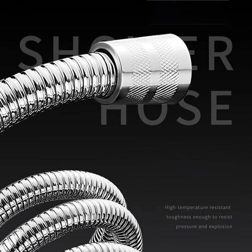 Stainless Steel Shower Hose w/Anti-Burst & Anti-Twist, High