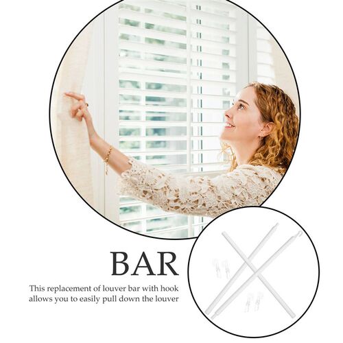 Venetian Blind Rod Blinds Rods Windows White Sheer Curtains