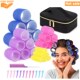 Self set Grip Curlers Heat Hair Roller Rollers
