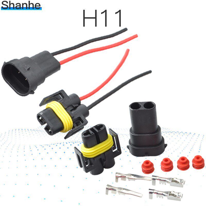 1 kits H8 H9 H11 Wiring Harness Socket Car Wire Connector Ca - 实物图