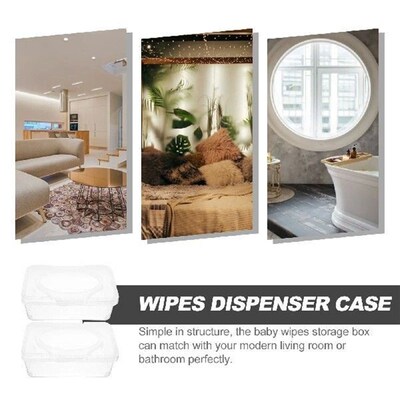 Cover Baby Wipes Box Dust Masks Containers Refillable