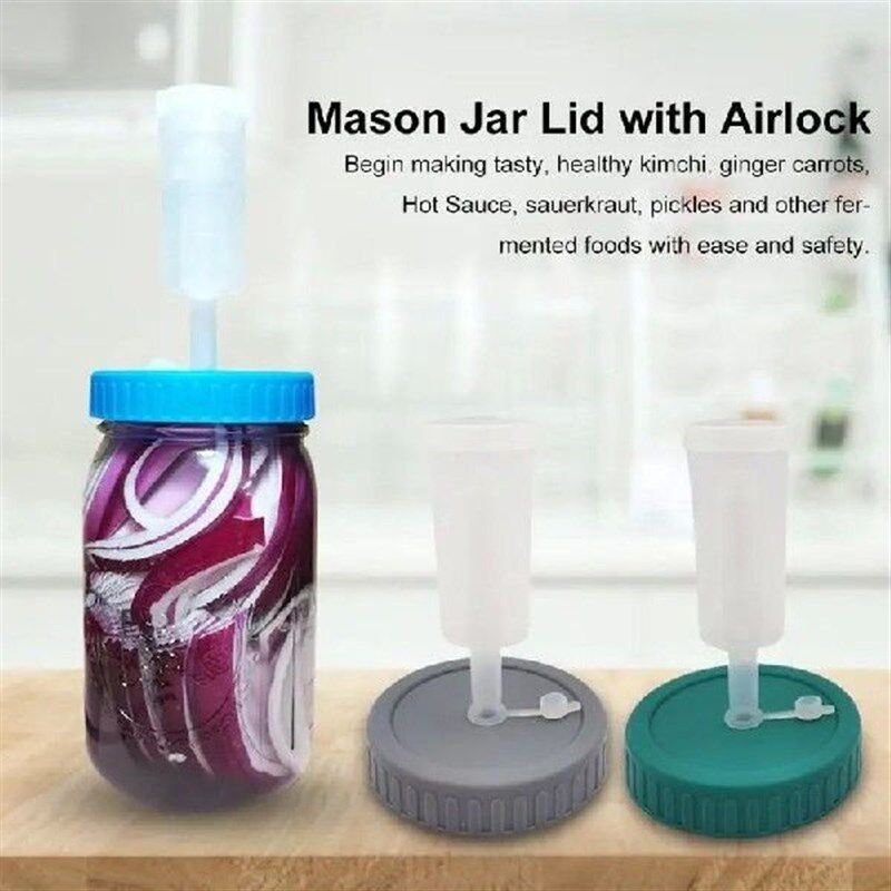 Waterless Fermenting Airs Lids Covers With One-way - 实物图