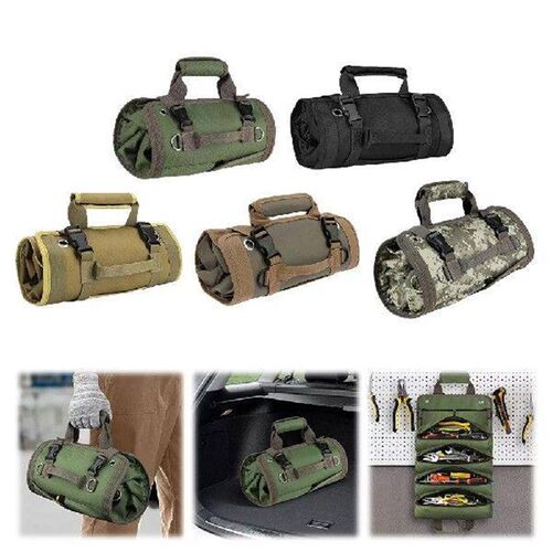 Roll Up Tool Bag Heavy Duty Tool Organizer Multi-Function