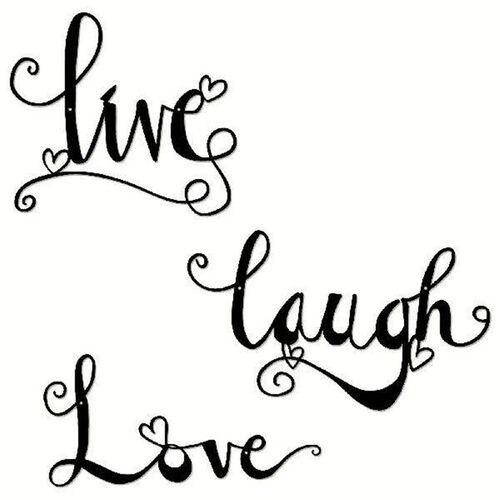 Set Metal Wall Decor, Metal Signs for Living Room, Bedroom,