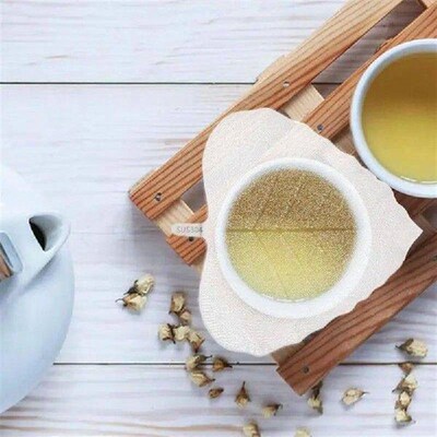 Loose Tea Strainer Leaf Shape Kung Fu Tea Cup Strainer Tea