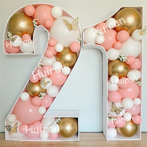 Giant Figure 1st 2nd 3rd Birthday Balloon Filling Box 16 18