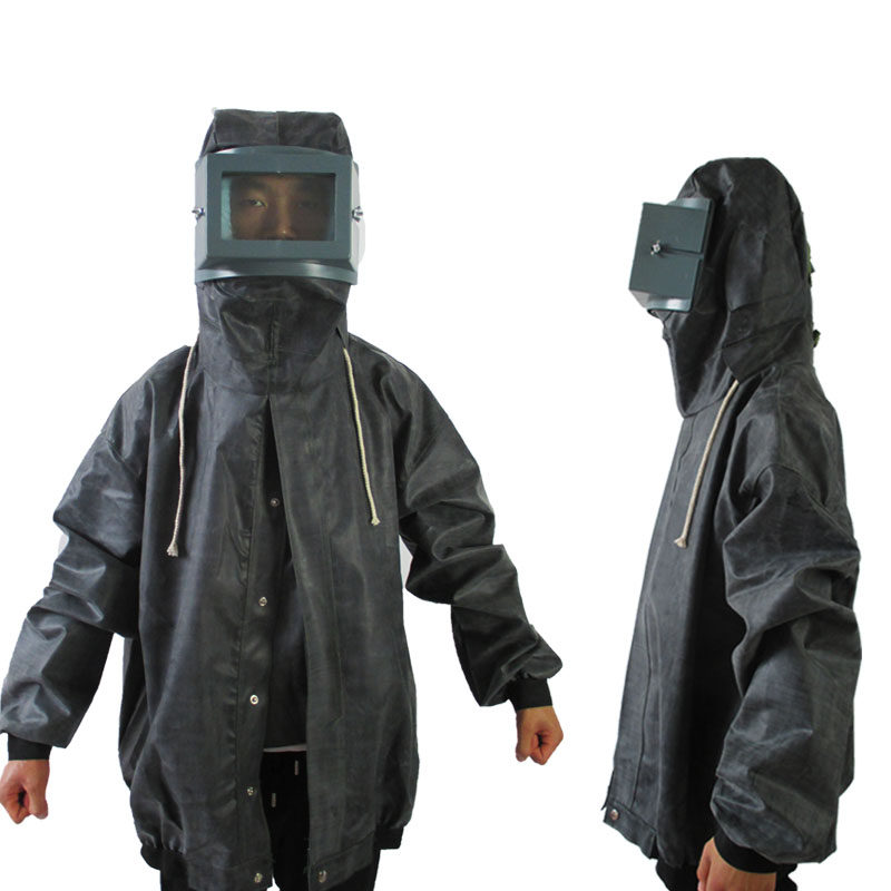 鸿浩加厚防水喷砂服打砂衣帆布喷水砂分连体冲砂喷沙服专用防护服,居家日用,防护服,淘宝优惠券,粉丝福利购,淘宝优惠卷