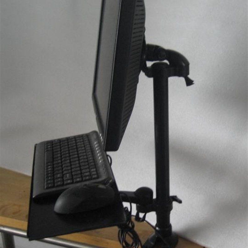 超级 液晶显示器支架 带键盘托架 桌面一体电脑支架 键盘支架