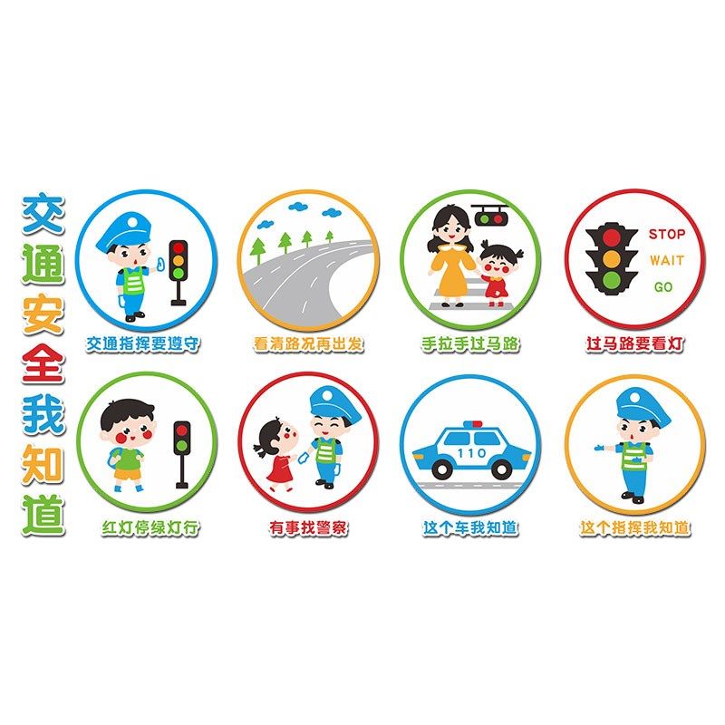 幼儿园安全文化墙贴3d环创主题墙成品材料托管班教室走廊墙面装饰,家居饰品,文化墙贴,淘宝优惠券,粉丝福利购,淘宝优惠卷